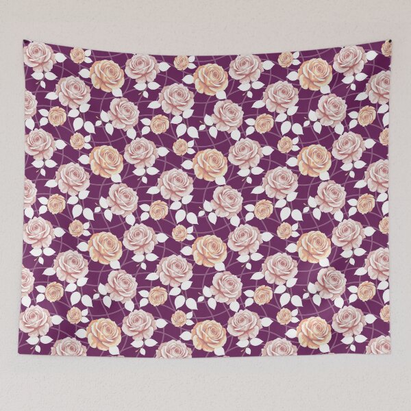 Item preview, Roses Pattern Art designed and sold by Ayesha Saleem.
