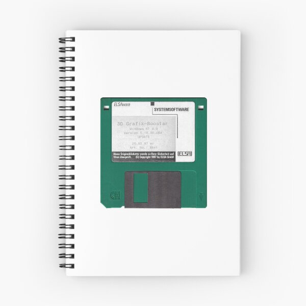 Item preview, 3.5" Floppy Disk green w. label designed and sold by deep-sea-birds.