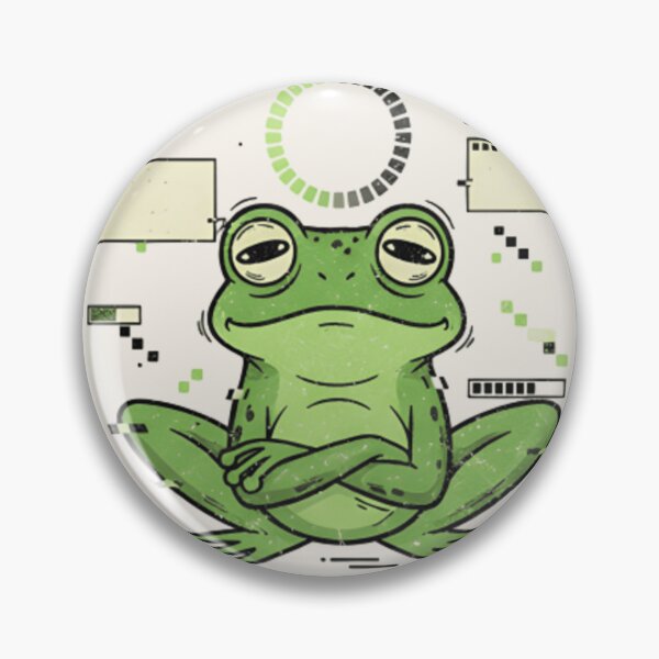 Item preview, Mentally Buffering Frog Shirt – Funny Overthinking Frog Meme Introvert T-shirt designed and sold by ZyxDes.