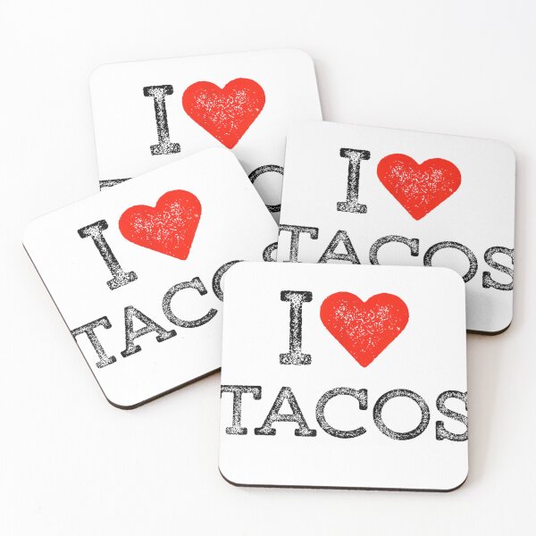Item preview, I Love Tacos Taco Lover T-Shirt designed and sold by Badriiiii.
