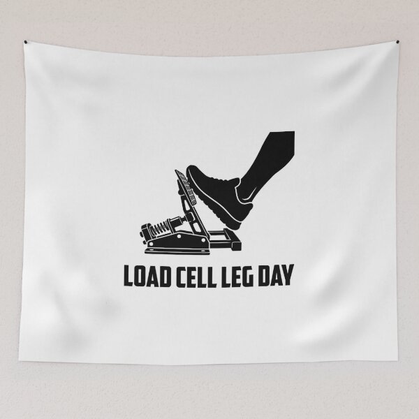 Item preview, Load Cell Leg Day designed and sold by GarageGraphics.