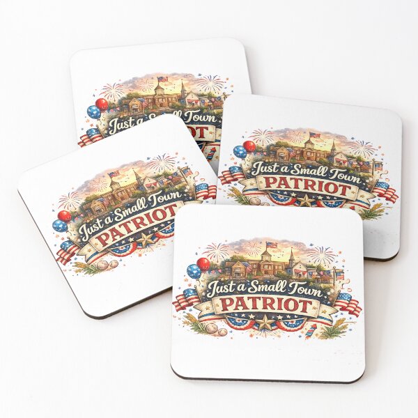 Item preview, Just A Small Town Patriot designed and sold by CozyRetirementGifts.