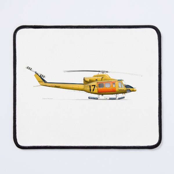 Item preview, BELL 412 VH-EPK 652 RAC RESCUE 2023 designed and sold by Grubby Fingers Aircraft Illustration.