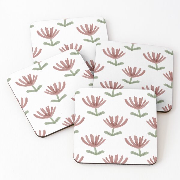 Item preview, Pink floral seamless repeating pattern designed and sold by SeamlessDsign.