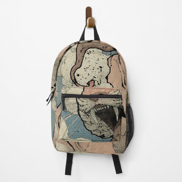 Item preview, Roaring Tiger With Skulls Illustration | Dark Academia Aesthetic Art designed and sold by Qim X Fantasy.