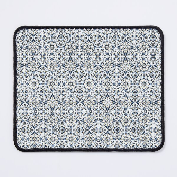 Item preview, Royal Sapphire & Gold Floral Arabesque Mandala Pattern designed and sold by NBT-NOVA.