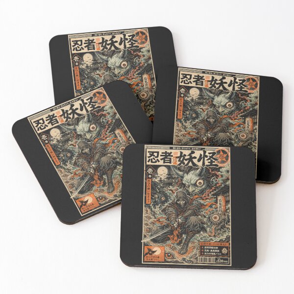 Item preview, Shadow Shinobi: Ukiyo-e Ninja vs Yokai Spirits designed and sold by zumerdiego.