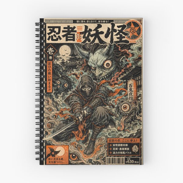 Item preview, Shadow Shinobi: Ukiyo-e Ninja vs Yokai Spirits designed and sold by zumerdiego.
