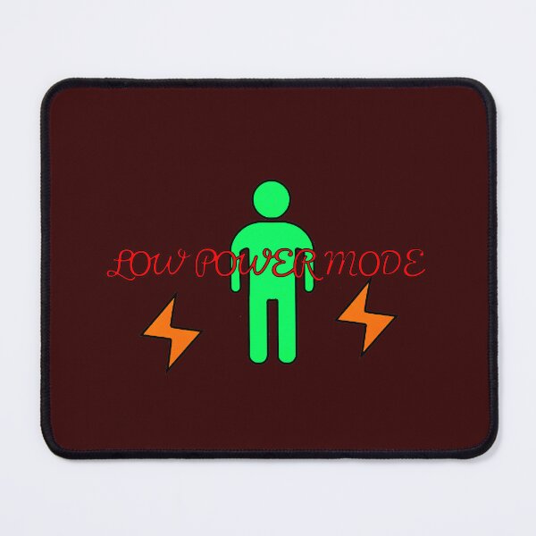 Item preview, Low Power Mode – Green Energy Human Icon designed and sold by ChernivtsiSkoda.