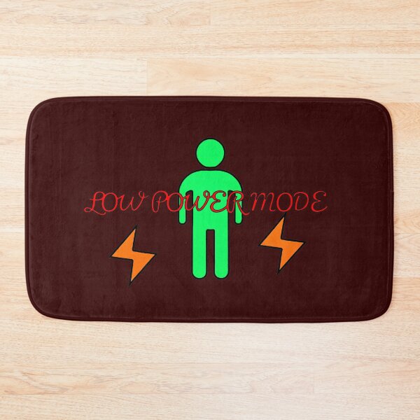Item preview, Low Power Mode – Green Energy Human Icon designed and sold by ChernivtsiSkoda.