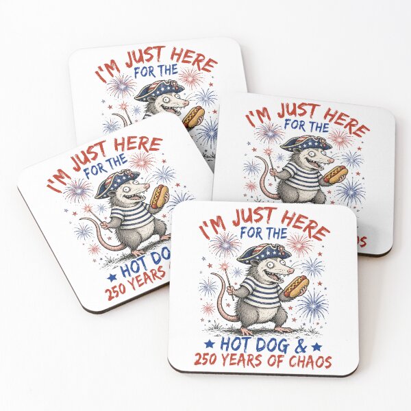 Item preview, I'm Just Here For The Hot Dog and 250 Years Of Chaos designed and sold by BlightedArt.