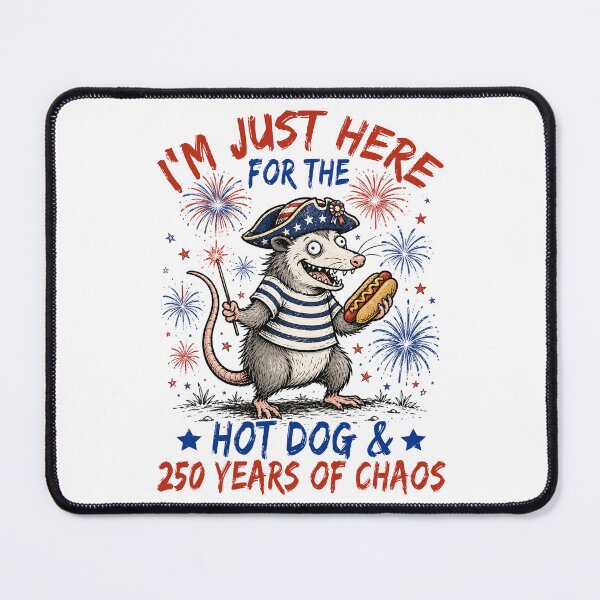Item preview, I'm Just Here For The Hot Dog and 250 Years Of Chaos designed and sold by BlightedArt.