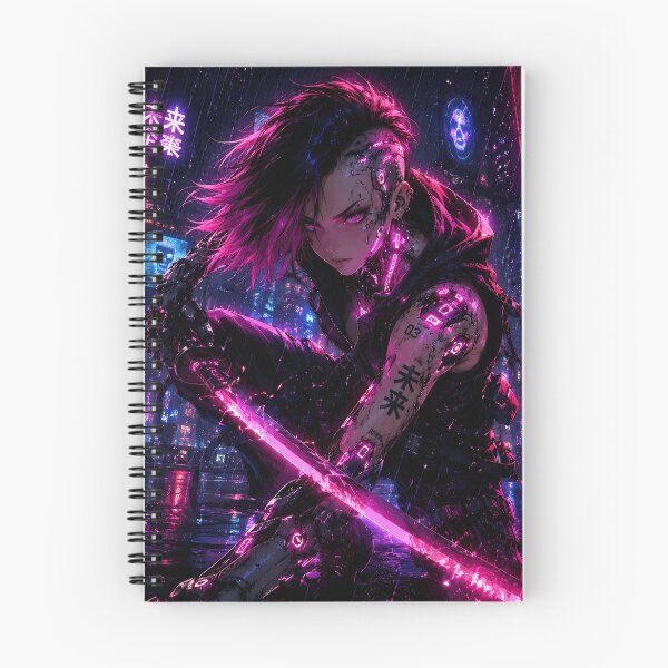 Item preview, Neon Rain Cyber Assassin Street Battle Ready Poster designed and sold by BorgSpareParts.