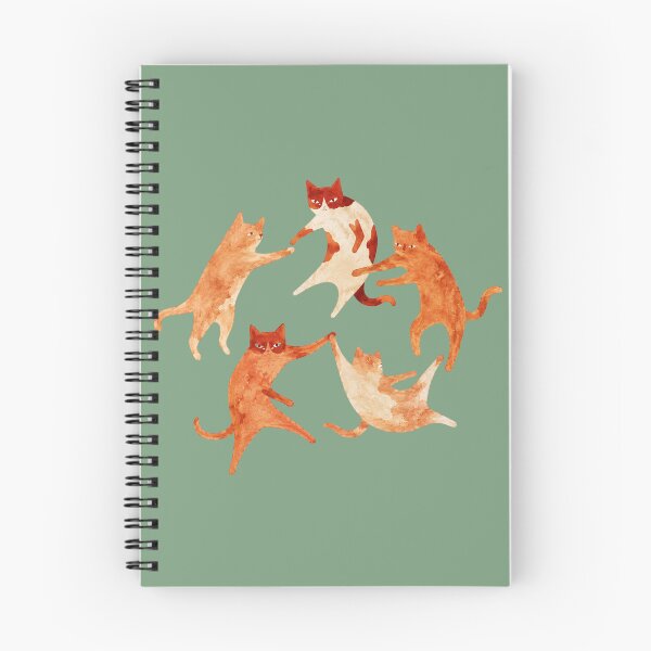 Item preview, Dancing Cats Watercolor designed and sold by bosamji.