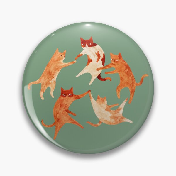 Item preview, Dancing Cats Watercolor designed and sold by bosamji.