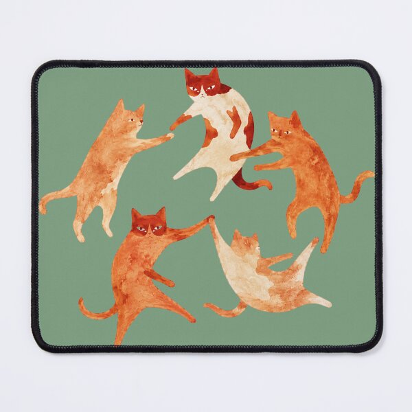 Item preview, Dancing Cats Watercolor designed and sold by bosamji.