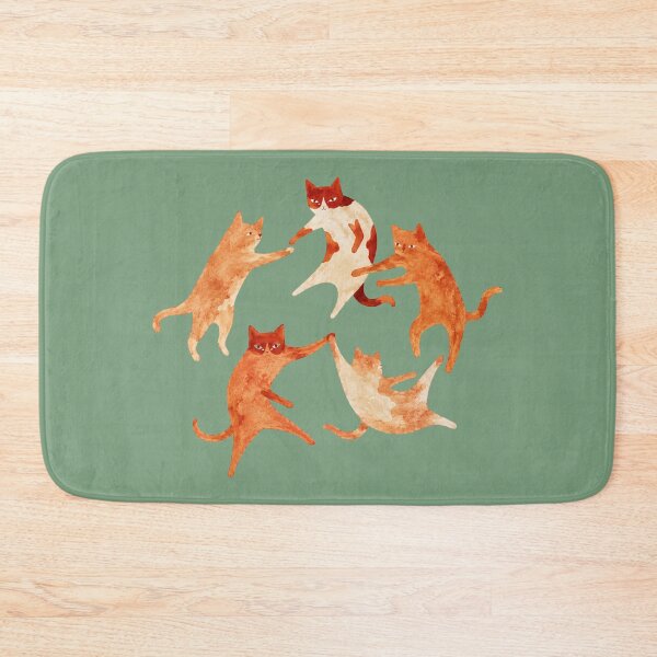 Item preview, Dancing Cats Watercolor designed and sold by bosamji.