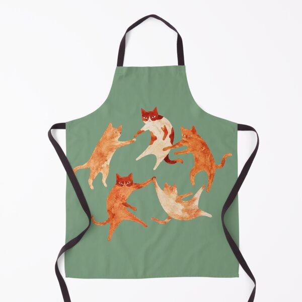 Item preview, Dancing Cats Watercolor designed and sold by bosamji.