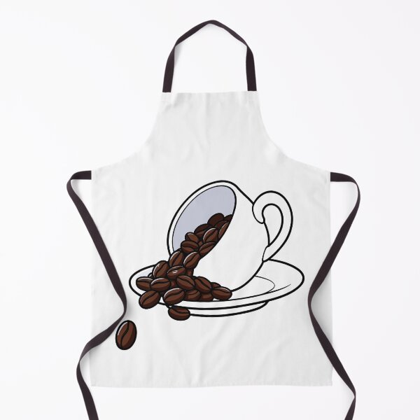 Item preview, Spilled Coffee Beans from Cute Cup Art designed and sold by FlatInkStudio.