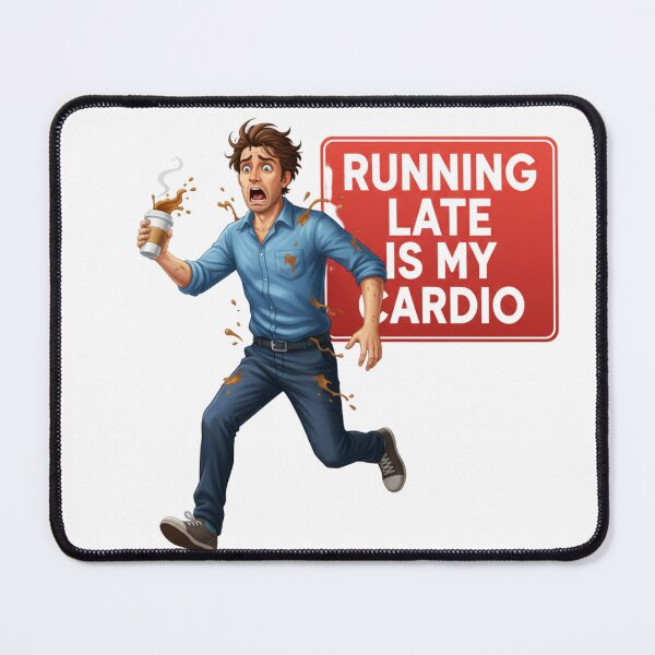 Item preview, Running late is my cardio designed and sold by Dah32.