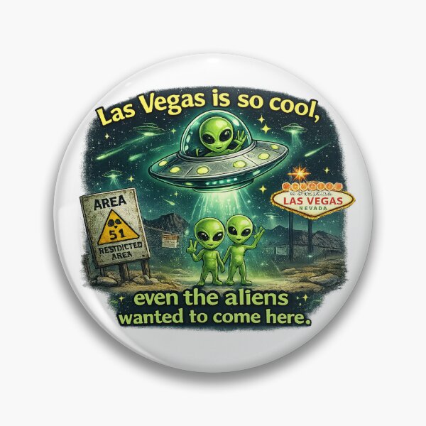 Item preview, Even The Aliens Love Vegas designed and sold by ExpeditionVegas.
