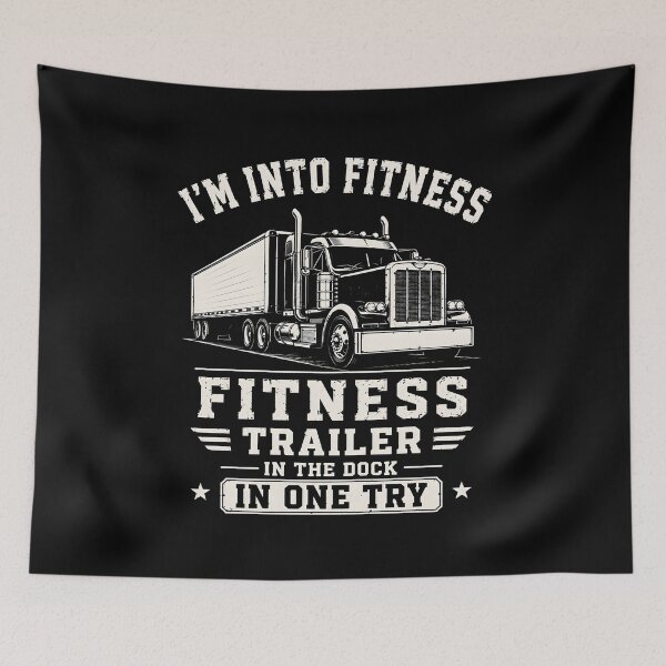 Item preview, I'm Into fitness Fitness trailer in the dock in one try designed and sold by zoes-ink.