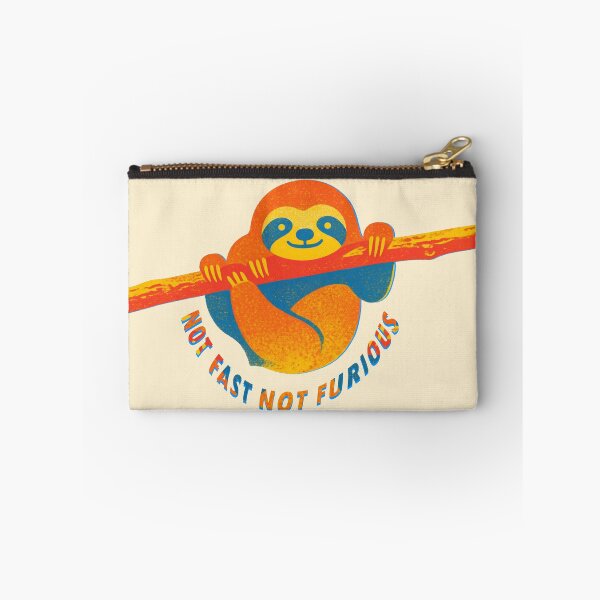 Item preview, Sloth Life No.9: Not Fast Not Furious Sloth Design designed and sold by NO BEAVER NO PUNK.
