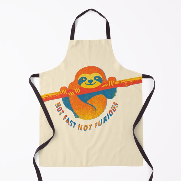 Item preview, Sloth Life No.9: Not Fast Not Furious Sloth Design designed and sold by NO BEAVER NO PUNK.