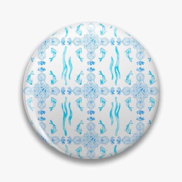 Item preview, Ocean Breeze Fish Seamless PatternR designed and sold by thanratdesign.