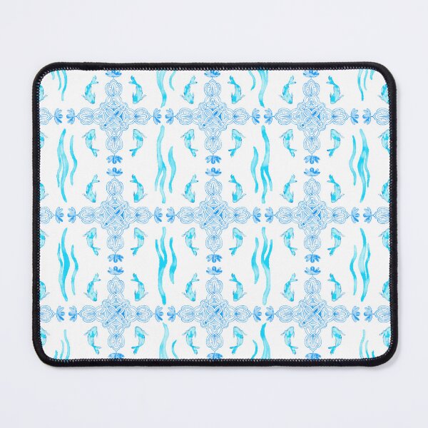 Item preview, Ocean Breeze Fish Seamless PatternR designed and sold by thanratdesign.
