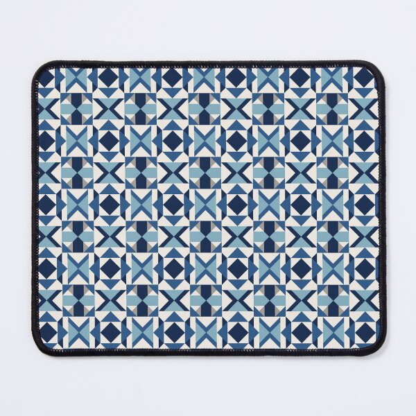 Item preview, Blue Geometric Quilt Block Symmetry Pattern designed and sold by NBT-NOVA.