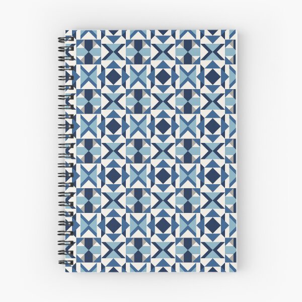 Item preview, Blue Geometric Quilt Block Symmetry Pattern designed and sold by NBT-NOVA.