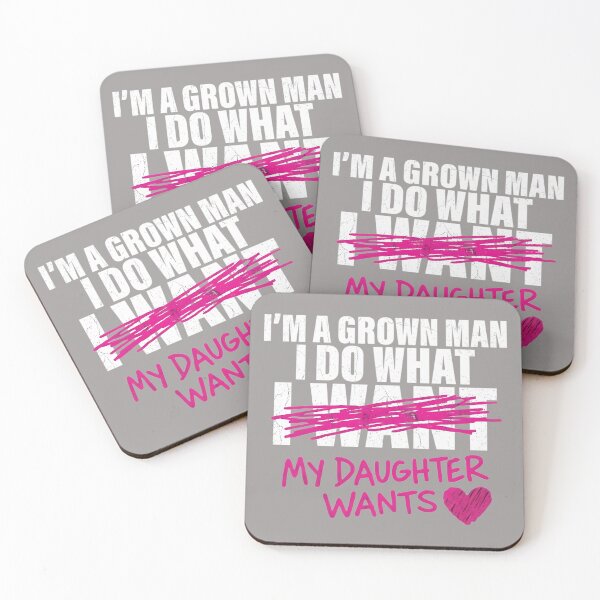 Item preview, (ON BACK) Dad I'm A Grown Man I Do What My Daughter Wants Pullover Hoodie designed and sold by KathieFaugh.