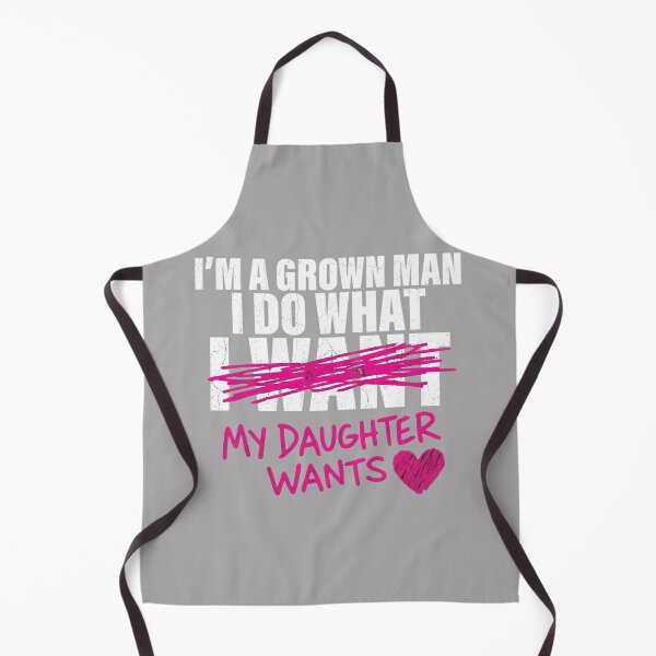 Item preview, (ON BACK) Dad I'm A Grown Man I Do What My Daughter Wants Pullover Hoodie designed and sold by KathieFaugh.