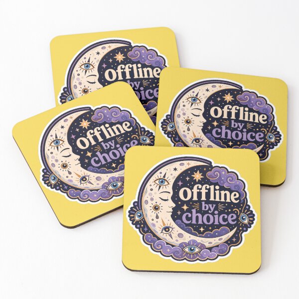 Item preview, evil eye trio Offline By Choice designed and sold by logicfun.