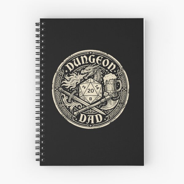 Item preview, Dungeon Dad TTRPG Vintage Badge D20 Dragon Beer Tabletop designed and sold by AdyKurniawan.