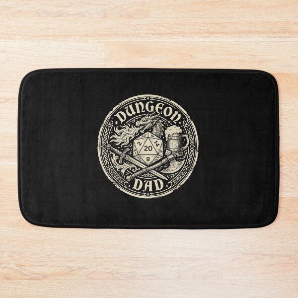 Item preview, Dungeon Dad TTRPG Vintage Badge D20 Dragon Beer Tabletop designed and sold by AdyKurniawan.