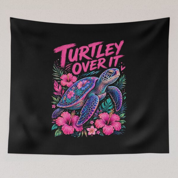 Item preview, Turtley Over It Turtle Flower  designed and sold by zoes-ink.