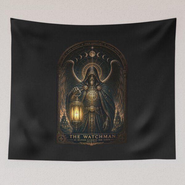 Item preview, The Watchman: He Neither Slumbers Nor Sleeps designed and sold by Sanctum Icons.