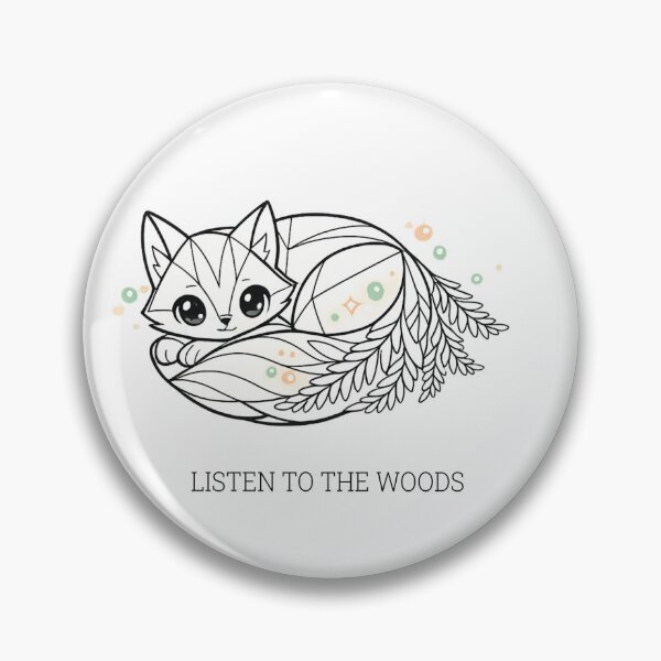 Item preview, Whispering Forest Fox Spirit Minimalist Line Art designed and sold by tineldesign.