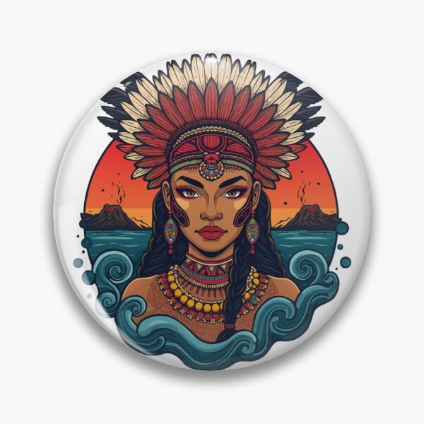 Item preview, Island Warrior Queen T-Shirt Design designed and sold by smugmugsgallery.
