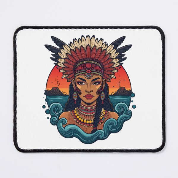 Item preview, Island Warrior Queen T-Shirt Design designed and sold by smugmugsgallery.