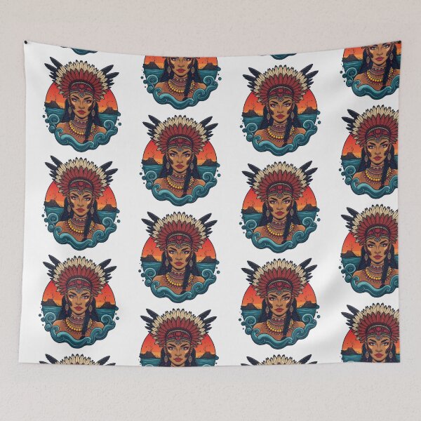 Item preview, Island Warrior Queen T-Shirt Design designed and sold by smugmugsgallery.