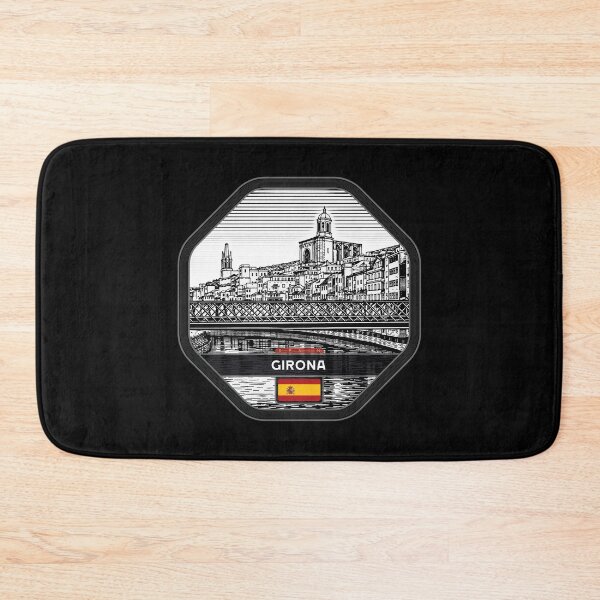 Item preview, Girona Spain Linocut Style  designed and sold by Thistle-TShop.