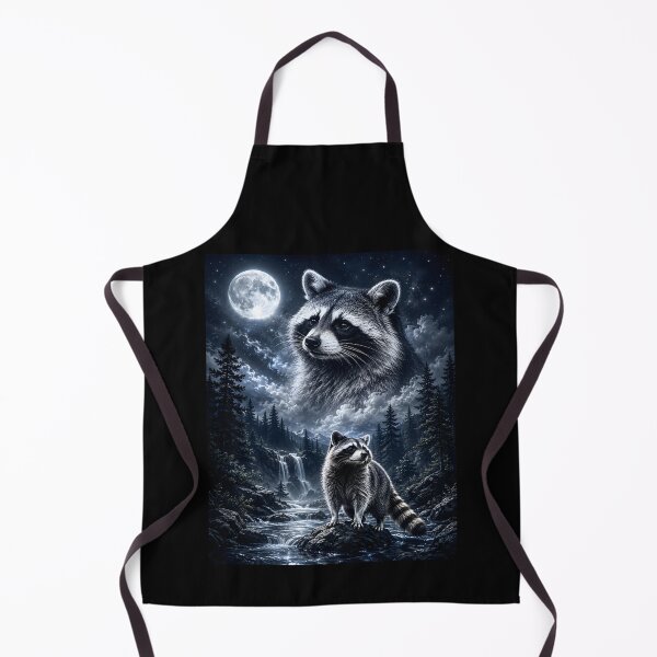 Item preview, Raccoon Howling at Moon designed and sold by zoes-ink.
