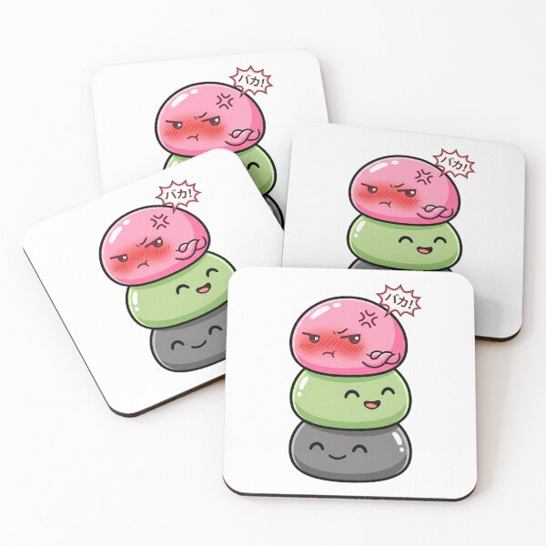 Item preview, Cute Kawaii Mochi Dango Anime Tsundere designed and sold by Shirt-Otakus.