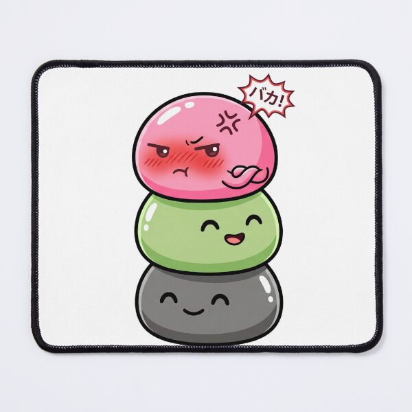 Item preview, Cute Kawaii Mochi Dango Anime Tsundere designed and sold by Shirt-Otakus.
