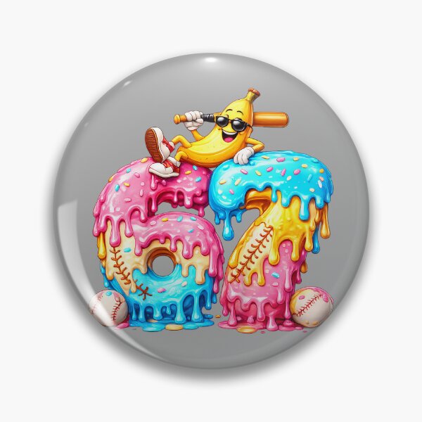Item preview, 67 Baseball Ice Cream Drip Brainrot Boys Kids Youth Girls designed and sold by KathieFaugh.