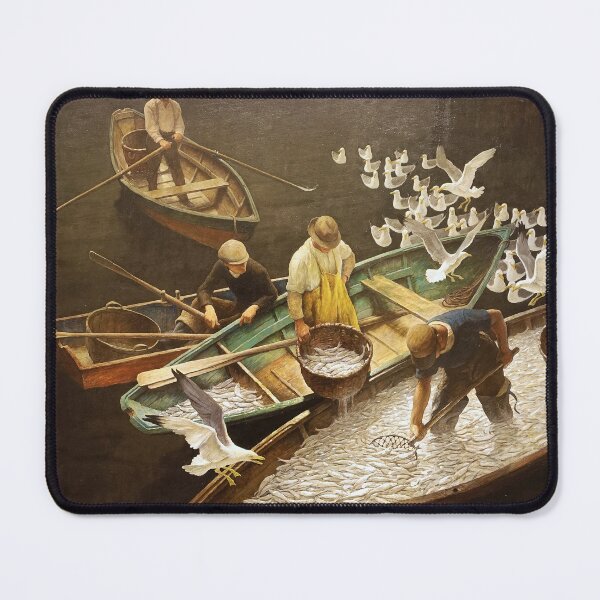 Item preview, Dark Harbor Fishermen. N.C. Wyeth designed and sold by likiska.