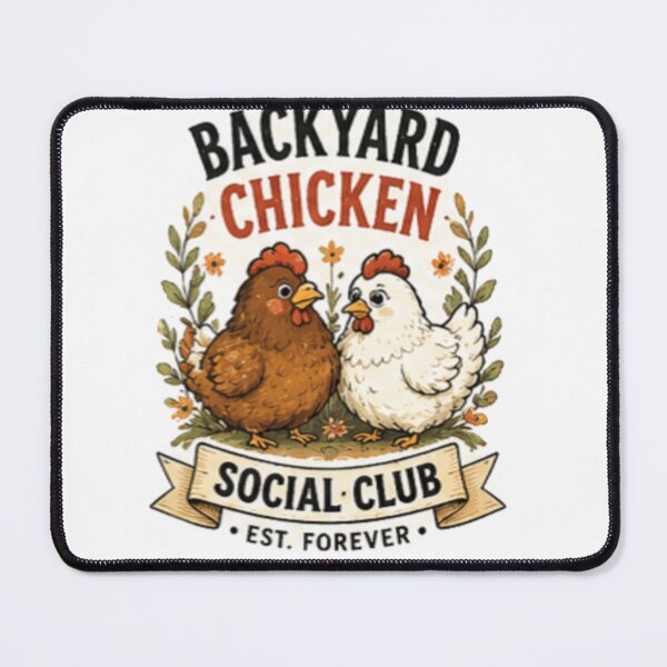 Item preview, Backyard Chicken Social Club - Vintage Style designed and sold by GUINewAlex.